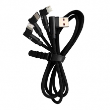 Cable Vorago USB a Micro USB | USB-C | Lightning - CAB-308