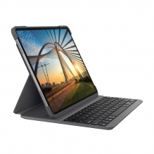 Funda con teclado para Para iPad Pro de 12,9 pulgadas Logitech Slim Folio Pro Grafito (3.ª y 4.ª generación) - 920-009703
