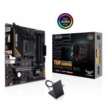 Tarjeta Madre Asus TUF Gaming A520M-PLUS WIFI, Micro ATX, AM4, DDR4 4866Mhz OC, x1 M.2, WiFi 5 , Bluetooth 5.0, Aura Sync