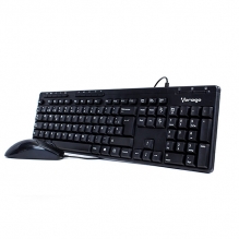 Combo de Teclado y Mouse Vorago KM-104