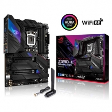 Tarjeta Madre Asus ROG Strix Z590-E Gaming WIFI, 10-11 Gen Intel, DDR4 5333Mhz OC, ATX, Quad M.2, Aura Sync