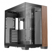 Gabinete Antec Constellation C8 Wood, E-ATX, Cristal templado/Madera, Sin fuente, 1x USB-C, 2x USB 3.0, Negro - 0-761345-10079-3