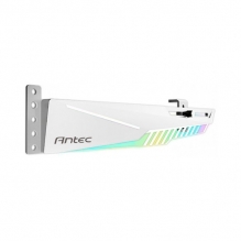 Soporte para Tarjeta de Video Antec Dagger ARGB, Vertical, Ajustable, 270mm, Blanco - AT-HGPUH-ARGB-W