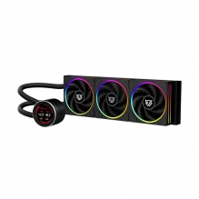 Enfriamiento Líquido Balam Rush Hydrox Expert HYX36, 360mm, 3 Ventiladores, Display LCD 2.1", RGB, Negro - BR-941822