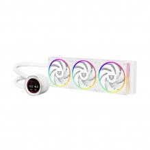 Enfriamiento Líquido Balam Rush Hydrox Expert HYX36, 360mm, 3 Ventiladores, Display LCD 2.1", ARGB, Blanco - BR-941839