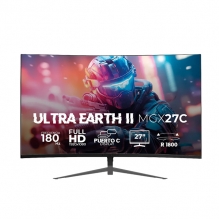 Monitor Gamer Balam Rush Ultra Earth II MGX27C, 27", Full HD 1920x1080, 180Hz, 1ms, VA, FreeSync, Negro - BR-938273