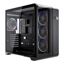Gabinete Balam Rush Tank Expert Curve 7400, Media Torre, ARGB, Cristal Templado, ATX, Negro - BR-941594