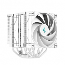 Disipador para CPU DeepCool AK620 WH | 120mm | 2 ventiladores | ≤28 dBA | 500~1850 RPM | Doble Torre | Soporte Universal - R-AK620-WHNNMT-G-1