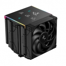 Disipador para CPU DeepCool AK620 Digital | 120mm | 2 ventiladores | ARGB | 28 dBA | 500~1850 RPM | Doble Torre | Pantalla LCD | Soporte Universal - R-AK620-BKADMN-G