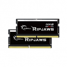 Memoria RAM G.SKILL Ripjaws 32GB (2x16GB) DDR5-5600 SO-DIMM, CL40, 1.10V, Intel XMP 3.0 - F5-5600S4040A16GX2-RS
