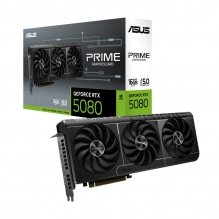 Tarjeta de Video ASUS Prime GeForce RTX 5080, 16 GB GDDR7, PCIe 5.0, Triple Fan, Vapor Chamber - PRIME‑RTX5080‑16G