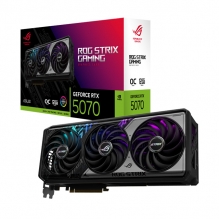 Tarjeta de Video ASUS ROG Strix GeForce RTX 5070  OC, 12 GB GDDR7, PCI Express 5.0 – ROG-STRIX-RTX5070-O12G-GAMING