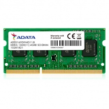 Memoria RAM Adata Premier DDR3L, SO-DIMM, DDR3 8GB 1x8, 1600Mhz - ADDS1600W8G11-S