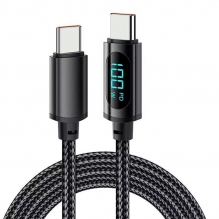 Cable Jeswo USB-C a USB-C, Negro, 2 Metros - X003KCVY0B