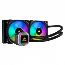 Enfriamiento Liquido Corsair iCUE H100i RGB Platinum, 240mm, Negro, Recertificado - CW-9060039-WW/RF