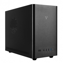 Gabinete Vorago GAB-210, Micro-ATX, Mini-ITX, 1 Ventilador, Fuente 500W Incluida, Negro - GAB-210-BK