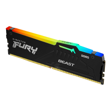Memoria RAM Kingston Fury Beast 16 GB, DDR5, 5200 MT/s XMP, RGB, CL40 – KF552C40BBA-16