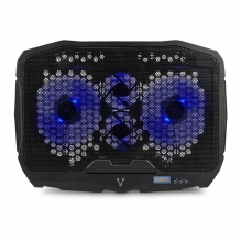 Base Enfriadora para Laptop Vorago, 4 Ventiladores, 17'' - CP-301