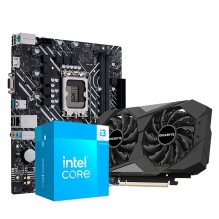 Combo de Actualización Intel Core i3 14100 / Asus Prime H610M-K D4 / GeForce RTX 3050