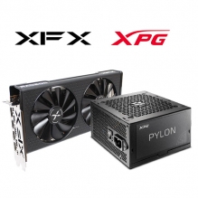 Combo de Actualización AMD Radeon XFX SWFT 210 RX6600 / XPG Pylon 550W