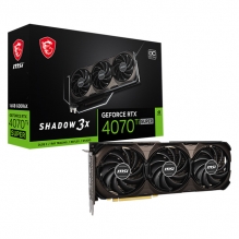 Tarjeta de video MSI GeForce RTX 4070 Ti SUPER 16G Shadow 3X OC, 16GB GDDR6X, DLSS 3, RAY TRACING, REFLEX, STUDIO