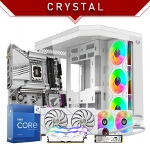 PC Gamer Crystal | Intel Core i7 13700KF | 32GB 6200Mhz | RTX 4070 | 1TB NVMe M.2