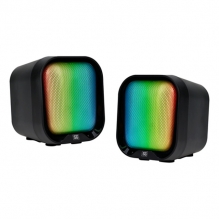 Bocina Vorago SPK-109, USB, RGB, 2.1 Canales, 3.5mm - SPK-109