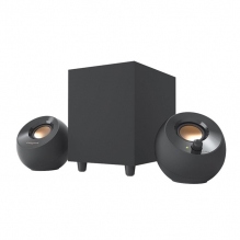 Bocina Creative Pebble Plus 2.1, 8W, USB, 3.5mm, Subwoofer, Negro - 51MF0480AA000