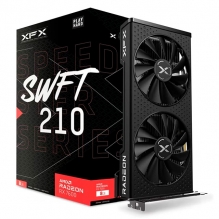 Tarjeta de video AMD Radeon XFX Speedster SWFT 210 RX 7600, 8GB GDDR6, Negro - RX-76PSWFTFY