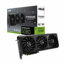 Tarjeta de video Nvidia Asus GeForce RTX 5080 Prime, 16GB GDDR7, PCI Express 5.0 - PRIME-RTX5080-O16G