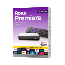 Streaming Player Roku Premiere 3920RW, 4K HDR, Wi-Fi, Incluye Cable HDMI