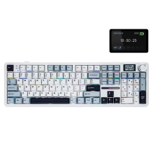 Teclado Mec&aacute;nico Aula F108PRO Wireless, 100%, switches Leobog Reaper, ingl&eacute;s, inal&aacute;mbrico &ndash; 8500-0060