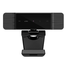 Cámara Web ACTECK Haptos CW480, 2K (2592×1944), USB 2.0, Micrófono Integrado, Enfoque Fijo, Negro - AC-933056