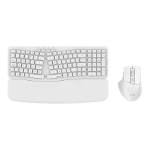 Combo de Teclado y Mouse Acteck Creator Ultra Confort MK650, Inalámbrico, USB, Negro, Español, Blanco - AC-939874