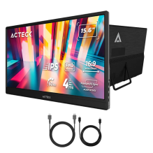 Monitor Portátil Acteck LinkPad LP15Y, 15.6" LCD Full HD 1920x1080, 60Hz, Bocinas Integradas, USB-C/Mini HDMI - AC-943093