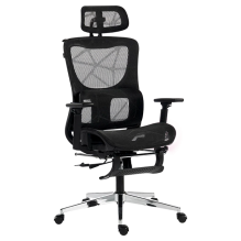 Silla de Oficina Acteck Flux Ultra EC696HR, Malla Transpirable, Reposabrazos 3D, Reposacabezas, Soporte Lumbar, Reposapi&eacute;s, Inclinaci&oacute;n 140&deg;, hasta 120 kg &ndash; AC-943291