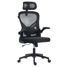 Silla de Oficina Acteck Flux Base EC343HR, Malla Transpirable, Reposacabezas Ajustable, Reposabrazos Abatibles, Inclinaci&oacute;n 120&deg;, Pist&oacute;n Clase 2, hasta 100 kg &ndash; AC-943338