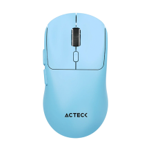 Mouse Ergon&oacute;mico Multidispositivo Acteck Instinct Click MI484, 3200 DPI, 2.4 GHz + Bluetooth 5.2, 5 Botones, Recargable, Azul &ndash; AC-945660
