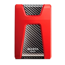 Disco Duro Externo ADATA HD650, 2TB, 2.5", USB 3.2, resistente a golpes, rojo &ndash; AHD650-2TU31-CRD