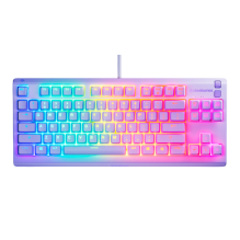Teclado SteelSeries Apex 3 TKL Lavender, al&aacute;mbrico, USB, RGB, IP32, TKL