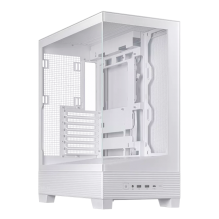 Gabinete ASUS A31 Case White, Mid Tower, ATX, vidrio templado frontal/lateral, soporte AIO 360 mm, GPU 380 mm &ndash; ASUS A31 CASE WH
