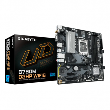 Tarjeta Madre Gigabyte B760M D3HP WIFI6, Micro-ATX, Socket LGA 1700, DDR5 5600Mhz, Wi-Fi 6