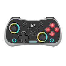 Control Inalámbrico Balam Rush Kontrol Pocket G555, Bluetooth 5.0 / USB-C, Multiplataforma, Compatible Nintendo Switch, RGB, Negro-Gris - BR-942607