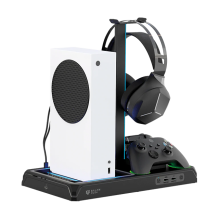 Base Enfriadora Froost Xtreme BE660 para Xbox, carga de controles, bater&iacute;as incluidas, RGB, negro &ndash; BR-943628