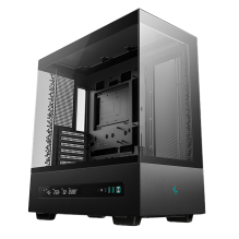 Gabinete DeepCool CH690 DIGITAL, ATX, Panel Dual Vidrio, Soporte 420 mm, Display Integrado &ndash; R-CH690-BKNNA0D-G-1