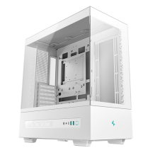 Gabinete DeepCool CH690 DIGITAL WH, ATX/E-ATX, Soporte 420 mm, Panel Dual Vidrio, Display Integrado &ndash; R-CH690-WHNNA0D-G-1
