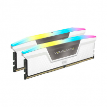 Memoria RAM DDR5 Corsair Vengeance RGB, 32GB (2×16GB), 5200 MHz CL40, Blanco – CMH32GX5M2B5200C40W