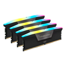 Memoria RAM Corsair Vengeance RGB DDR5, 64GB (4×16GB), 6000MHz, CL36 – CMH64GX5M4B6000C36