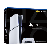 Consola Sony PlayStation 5 Slim Digital Edition, 825GB SSD, 4K, Wi-Fi 6, Blanco - 1000049898