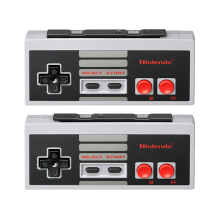 Kit de 2 Controles Inalámbricos Nintendo Entertainment System para Nintendo Switch Online, Diseño Clásico NES, Recargables, Gris – NES Controllers